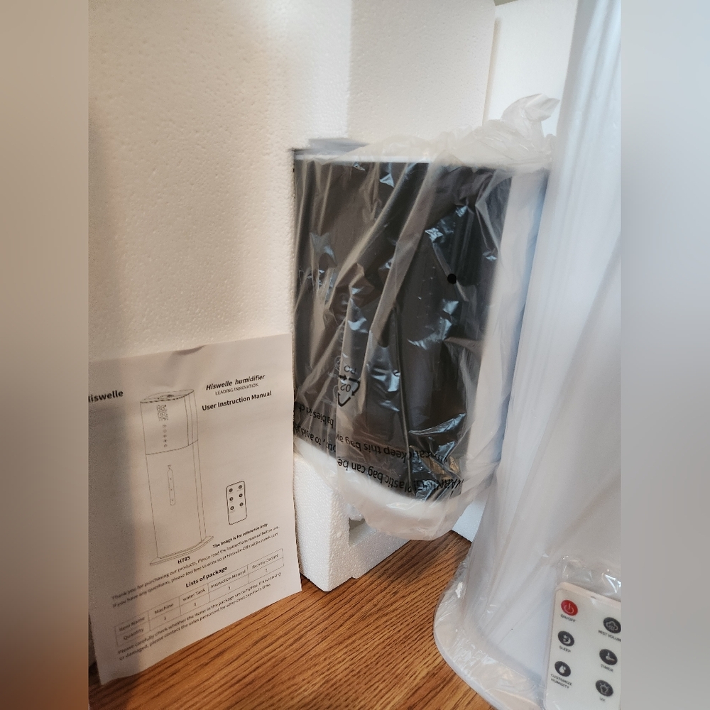 Hiswelle Large Room Humidifier 2.1 Gallon Ultra Quiet New In Box - Picture 6 of 8